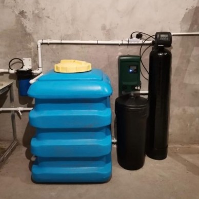 система умягчения воды с накопительной емкостью 500 литров